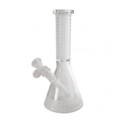 10" 38mm Swap Perc Etched Mini Beaker with Ice Restriction